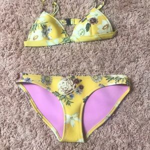 Floral Triangl Bikini